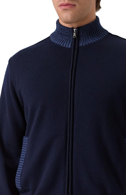 Шерстяной кардиган Paul&Shark 15311205/3XL Синий  15311205/3XL Фото 5