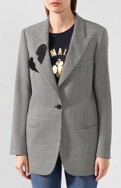 Шерстяной жакет MSGM, арт. 2742MDG109 195813, фото 3