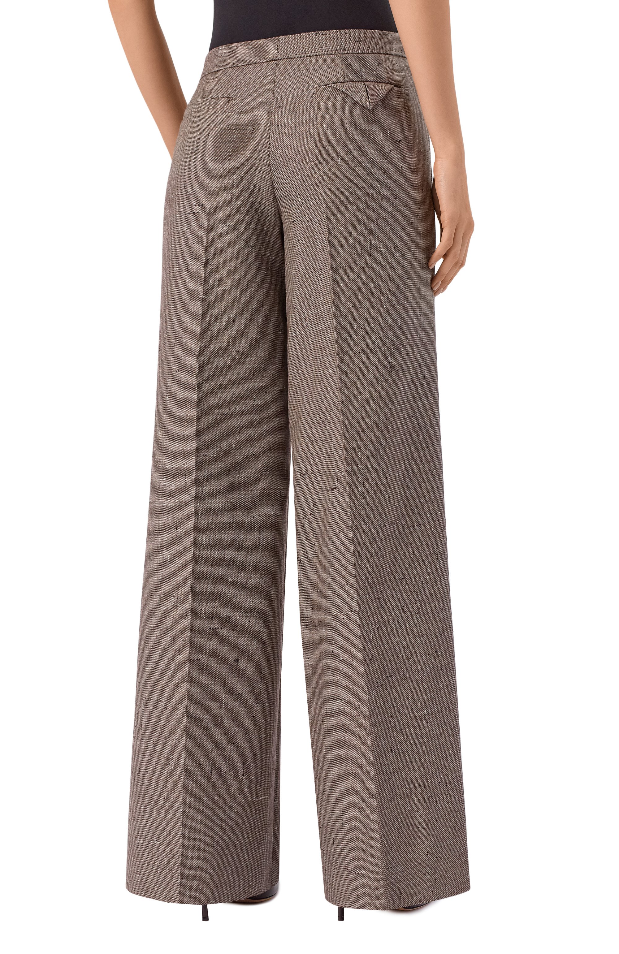 Шерстяные брюки DOROTHEE SCHUMACHER светло-коричневого цвета по цене 76200 руб., арт. 240203, фото 4 Шерстяные брюки DOROTHEE SCHUMACHER, арт. 240203, фото 4