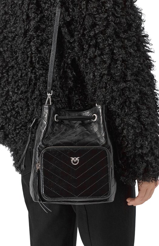 Сумка Cargo Bucket small Pinko 105112/A2JC Чёрный  105112/A2JC Фото 2