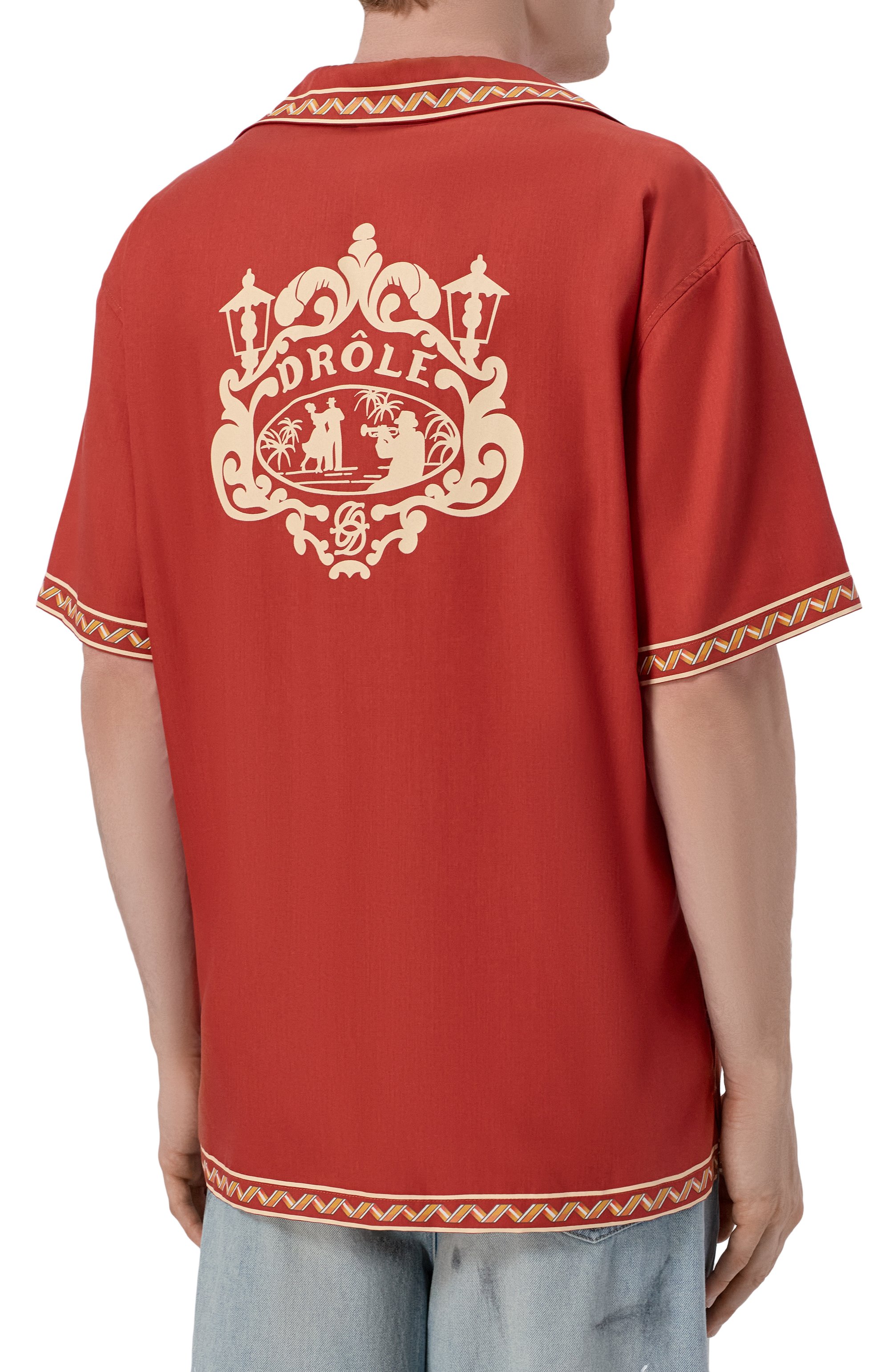 Рубашка из лиоцелла DROLE DE MONSIEUR, арт. K-SH228-CLY001-BR, фото 4