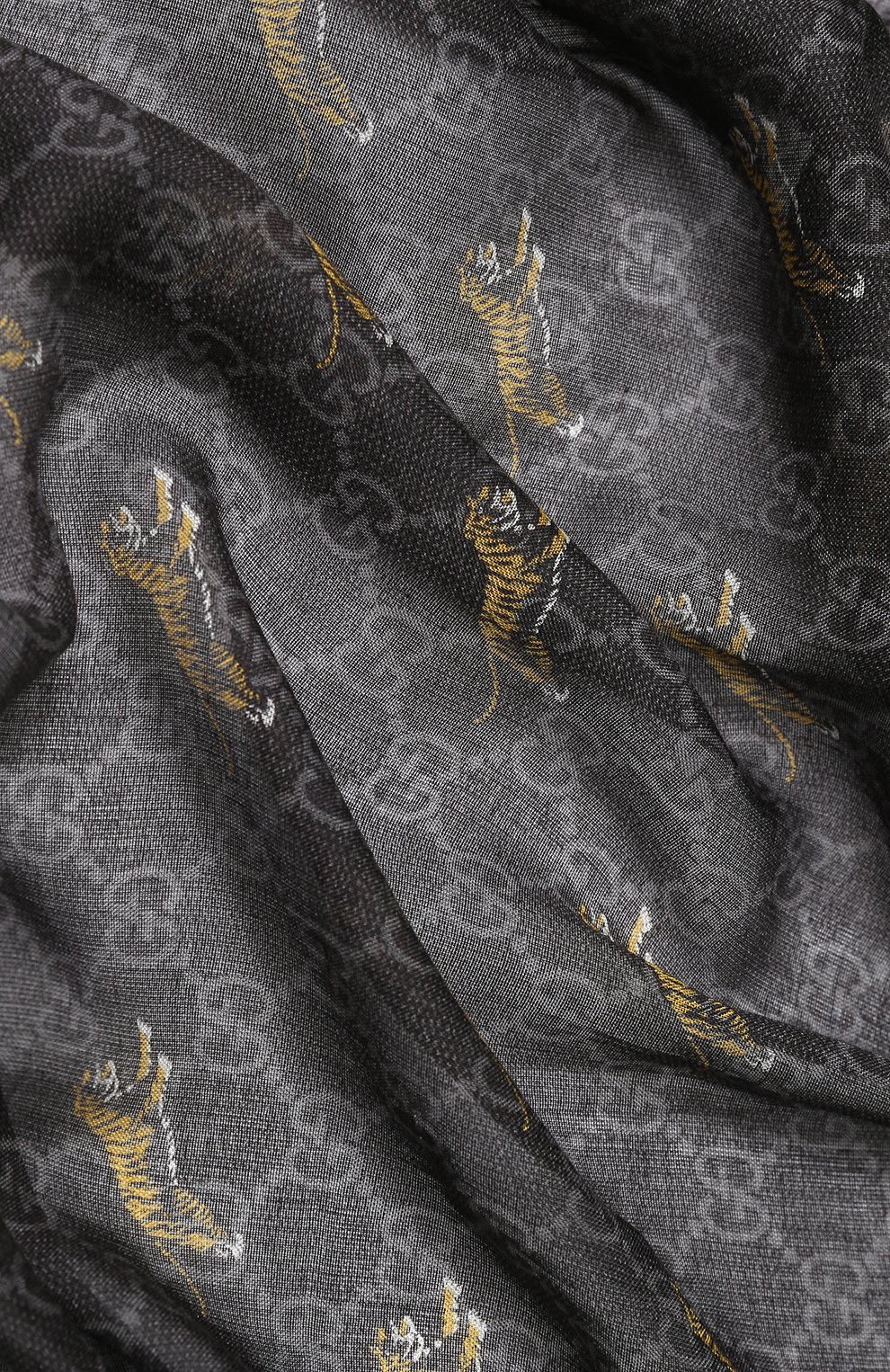 Шаль GUCCI серого цвета по цене 24150 руб., арт. 575824/4G865, фото 2 Шаль GUCCI, арт. 575824/4G865, фото 2