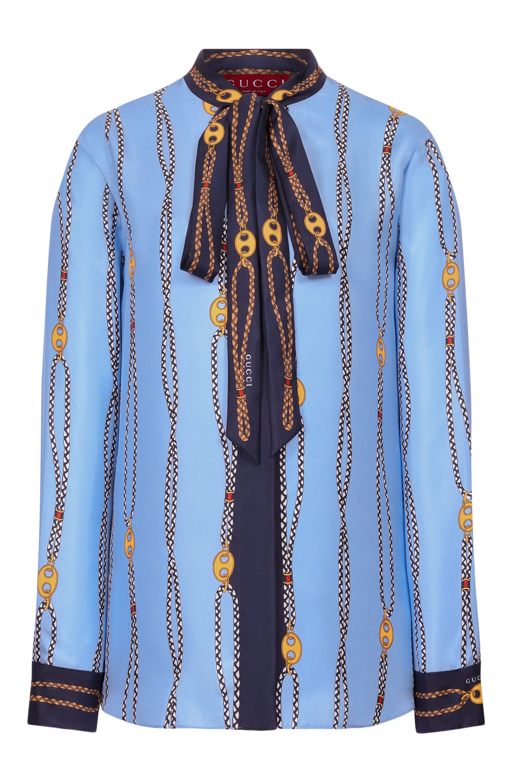 Шелковая блузка GUCCI, арт. 856109/ZAUK5, фото 1