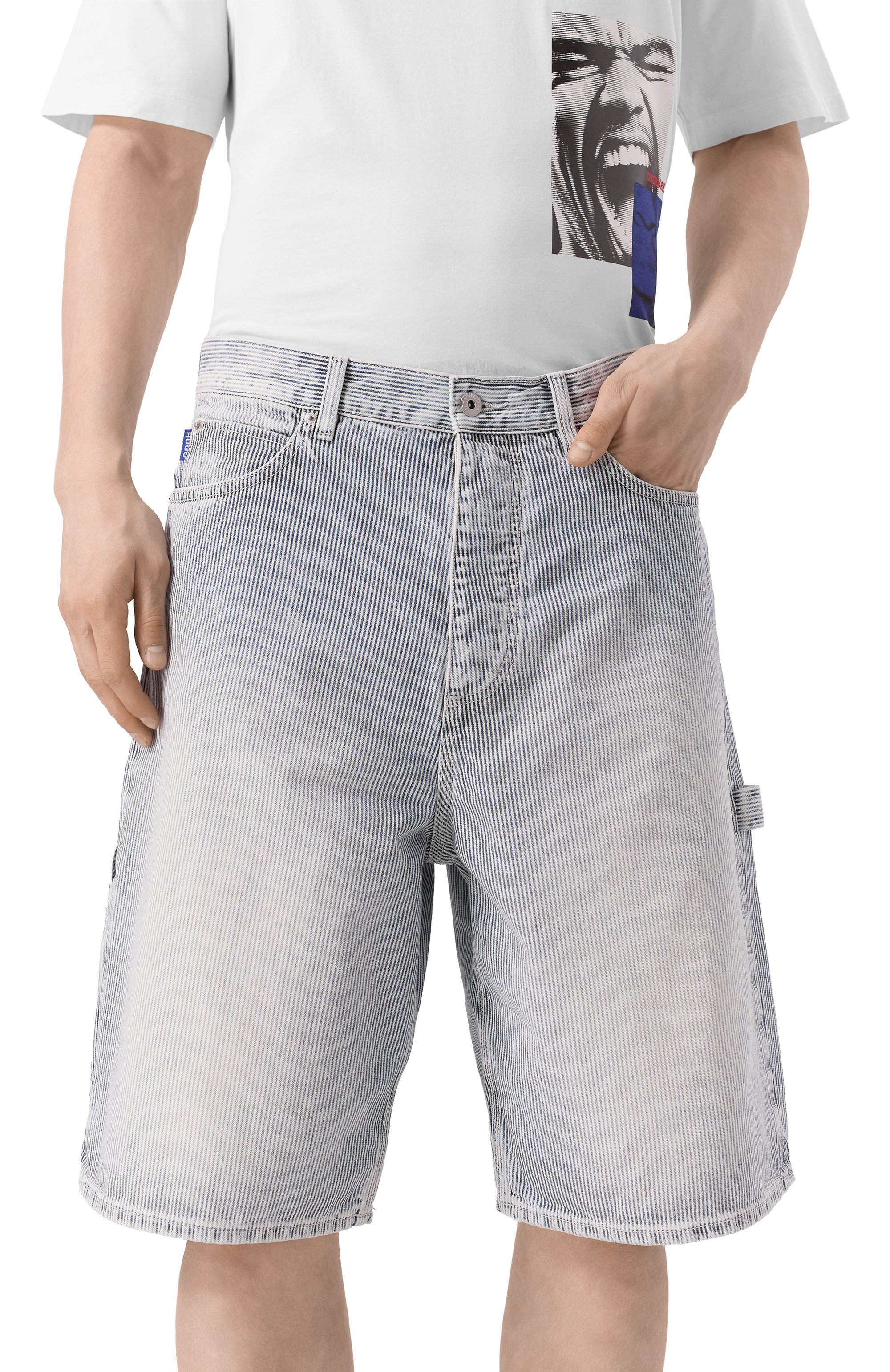 Джинсовые шорты aman HUGO BLUE, арт. 50534609, фото 3