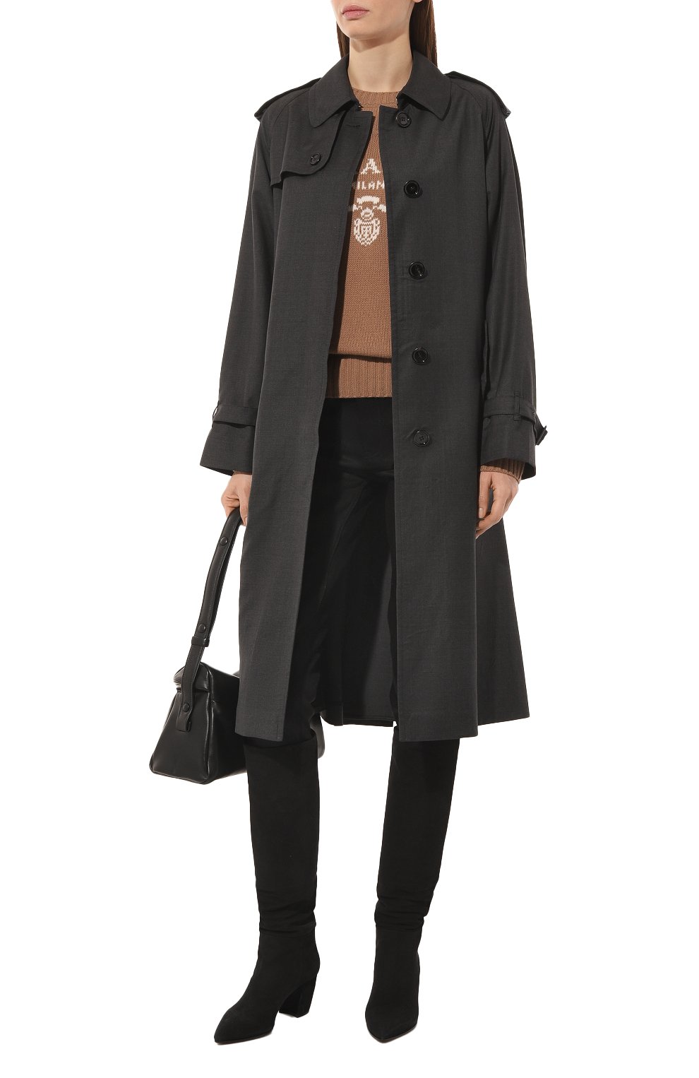 Замшевые сапоги PRADA, арт. 1W879I-008-F0002-065, фото 2