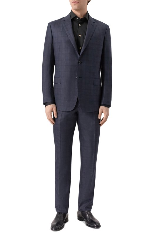 Хлопковая сорочка Kiton UCIH0909508 Чёрный  UCIH0909508 Фото 2