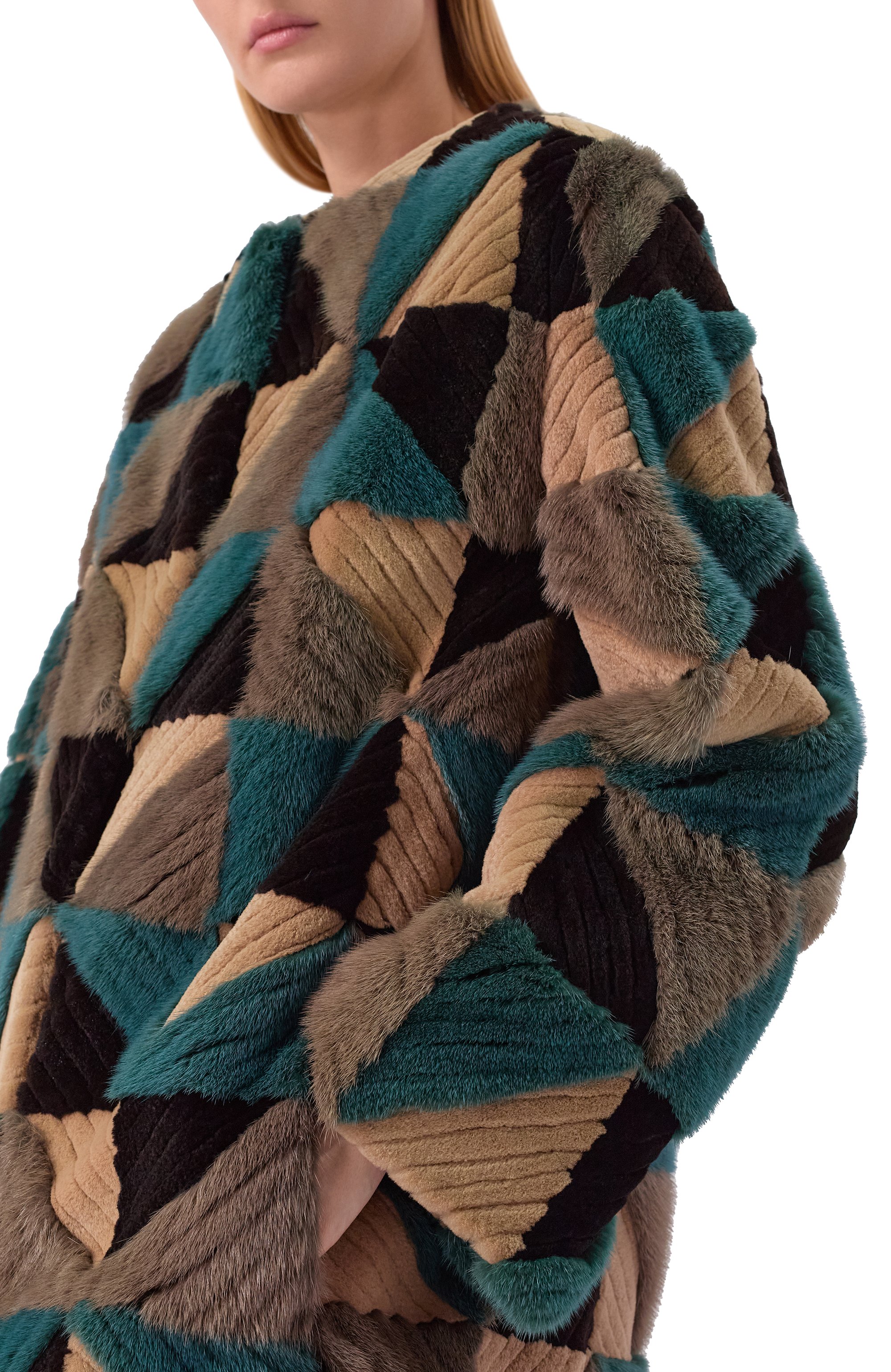 Шуба из норки AKHMADULLINA, арт. 1120.0FC802/F555, фото 5