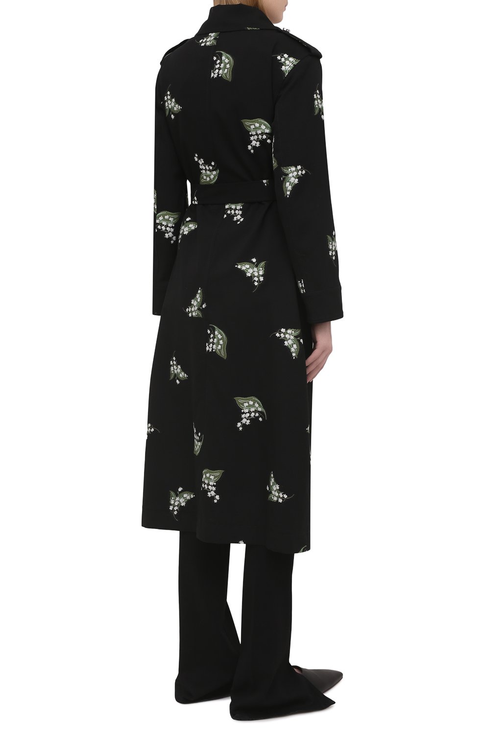 Тренч из хлопка и шерсти REDVALENTINO, арт. VR3CAC85/5M4, фото 4