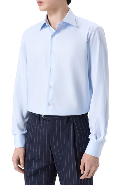 Хлопковая сорочка STEFANO RICCI, арт. MC003678/BN3138, фото 3