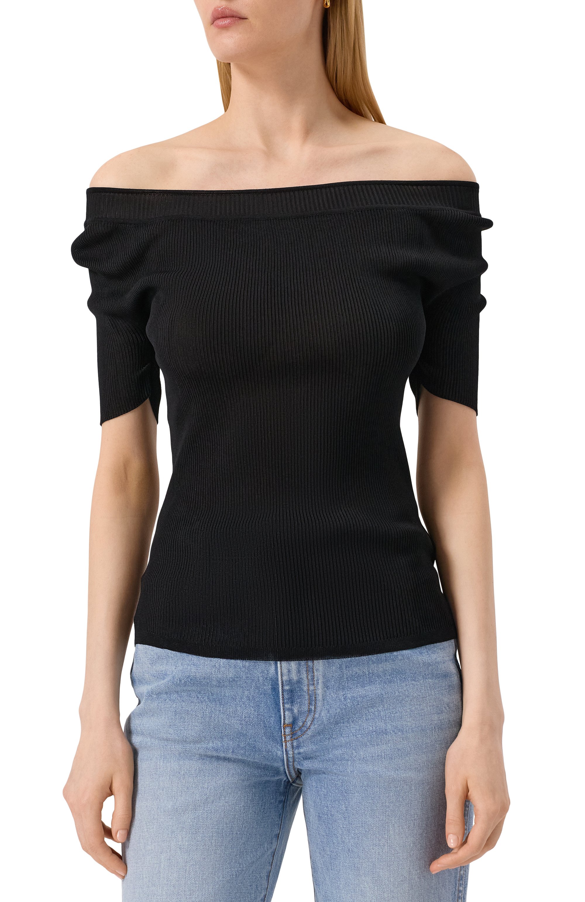 Пуловер из вискозы KHAITE черного цвета по цене 175500 руб., арт. 9714435/K435, фото 3 Пуловер из вискозы KHAITE, арт. 9714435/K435, фото 3