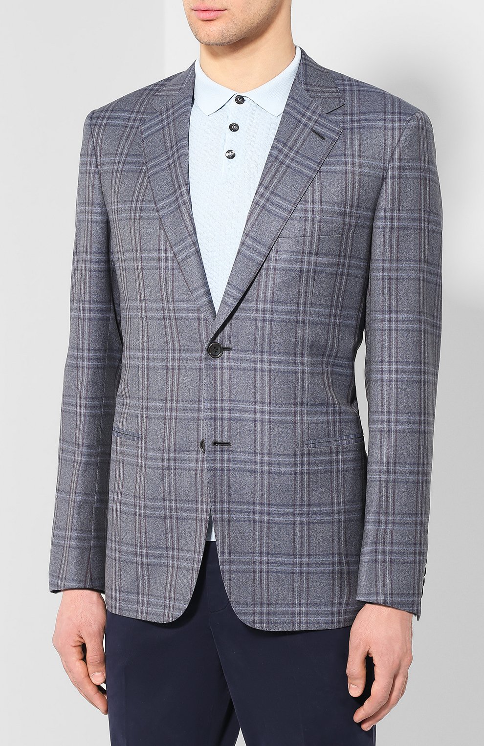 Шерстяной пиджак BRIONI, арт. RGI30M/P8A84/PARLAMENT0, фото 3