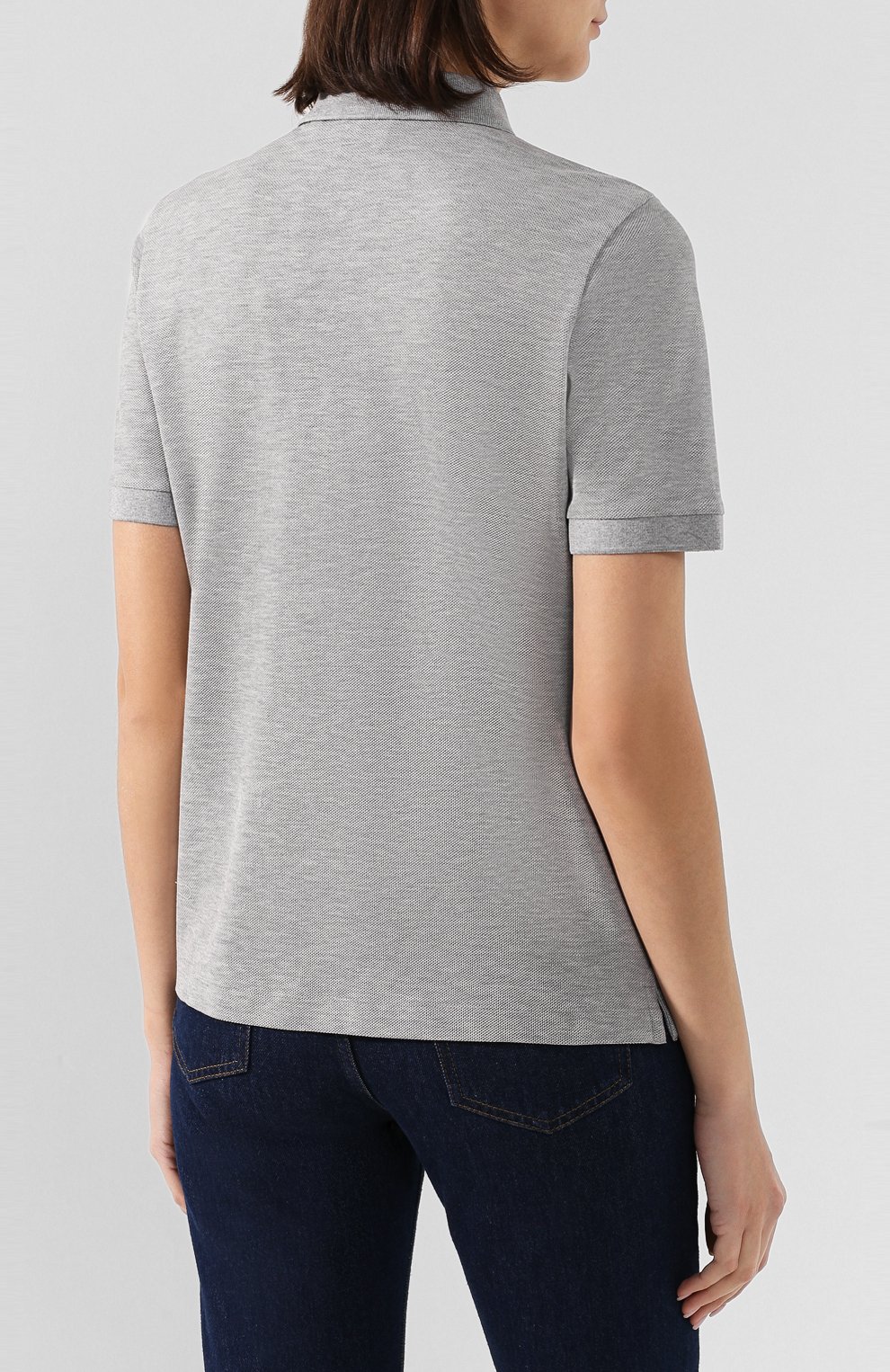 Хлопковое поло BURBERRY, арт. 8029463, фото 4