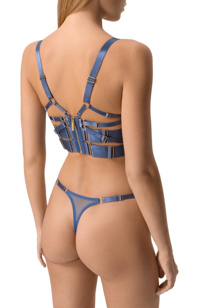 Трусы-стринги BORDELLE голубого цвета по цене 22200 руб., арт. SS25T01DM, фото 3 Трусы-стринги BORDELLE, арт. SS25T01DM, фото 3