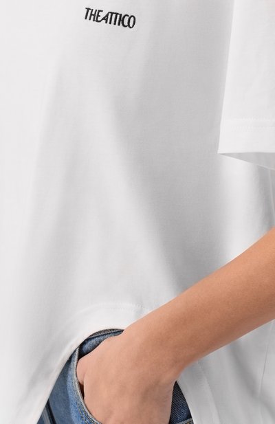 Хлопковая футболка THE ATTICO, арт. 260WCT00350/JJJ025AA, фото 5