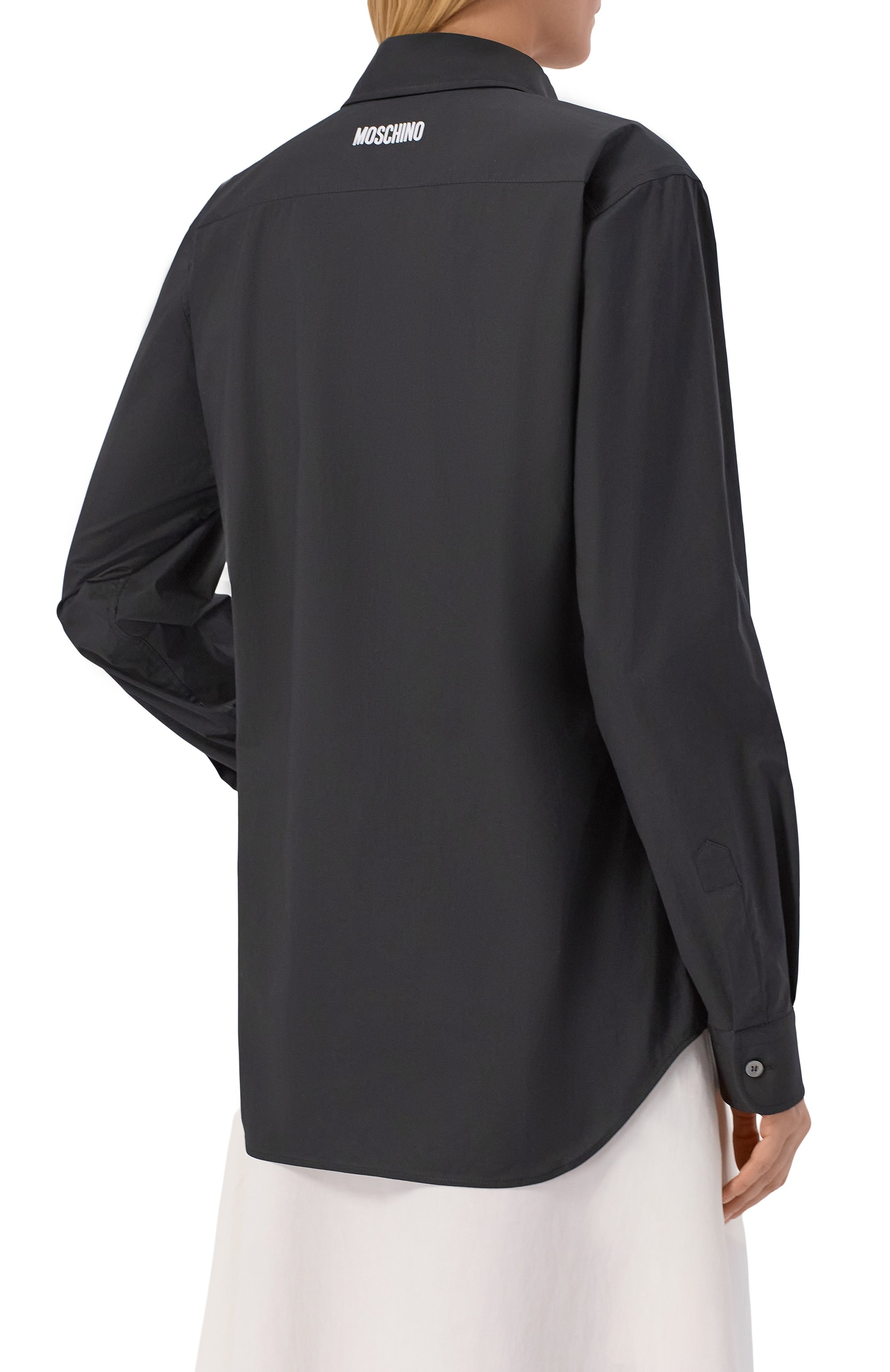 Хлопковая рубашка MOSCHINO, арт. A0221/0431, фото 4