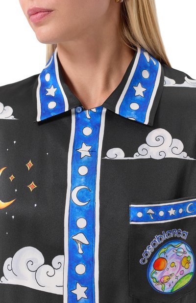 Шелковая блузка CASABLANCA, арт. UWS25SH00602, фото 5