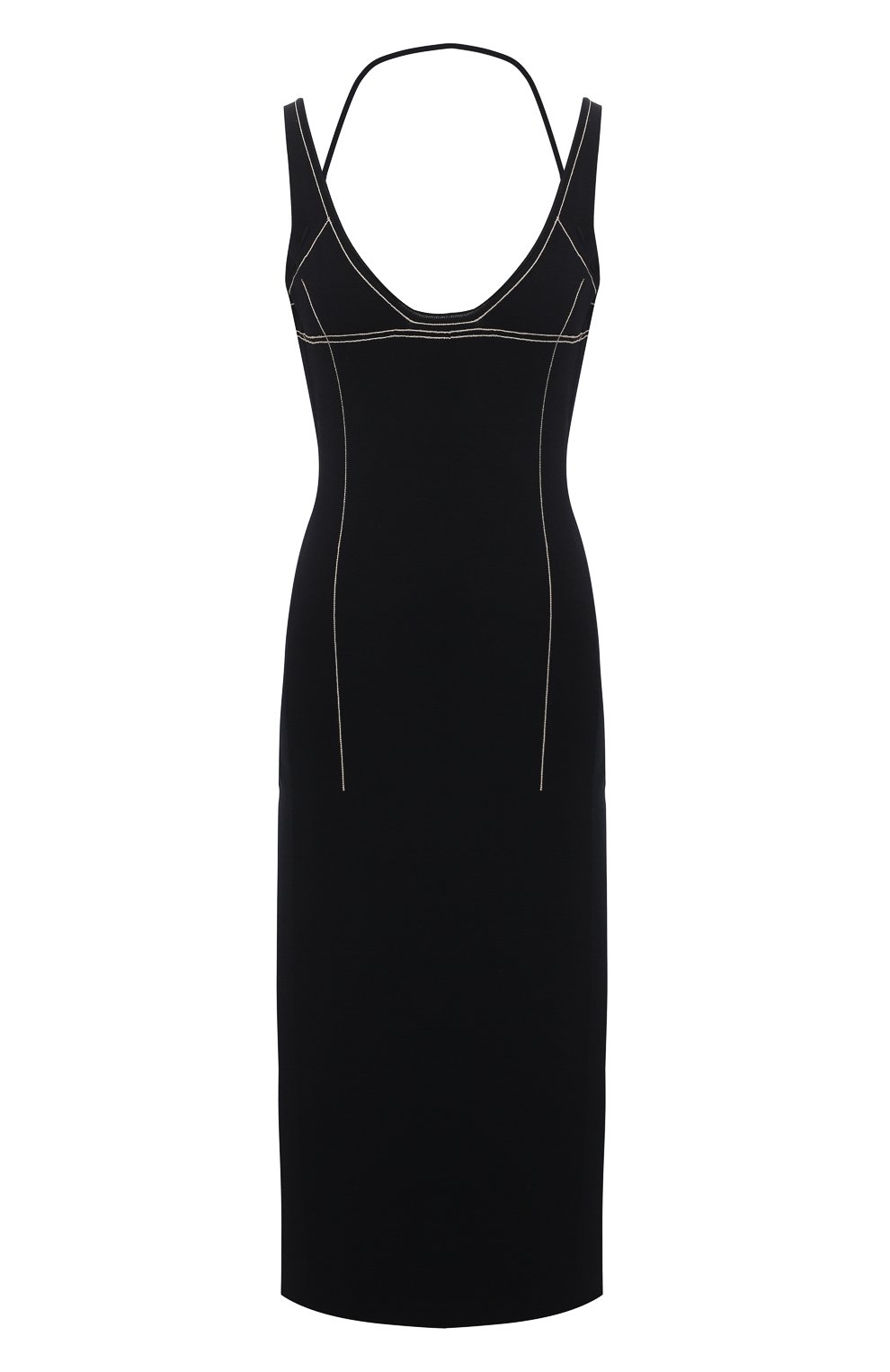 Платье JACQUEMUS черного цвета по цене 43650 руб., арт. 211KN36/203990, фото 1 Платье JACQUEMUS, арт. 211KN36/203990, фото 1