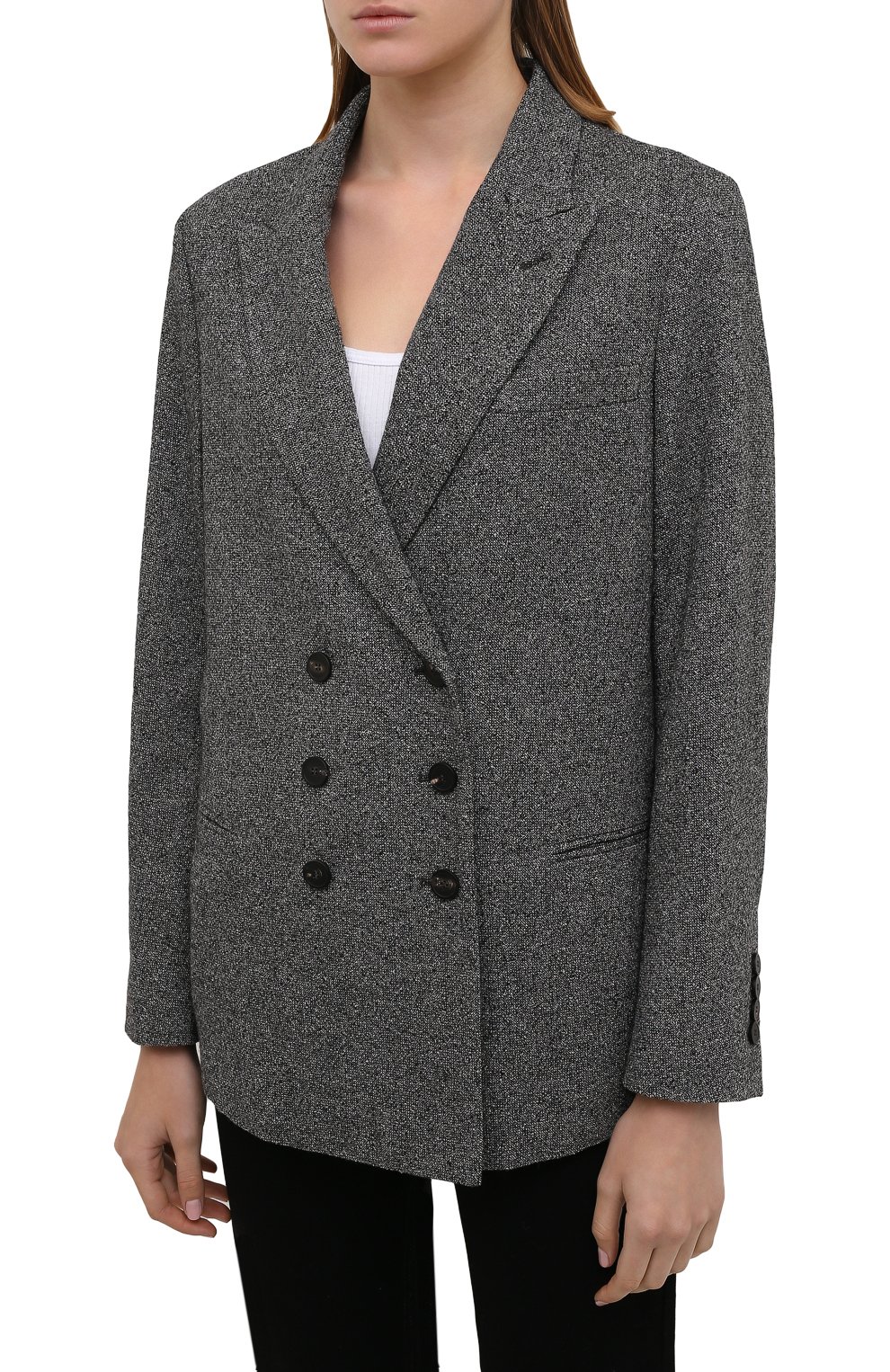 Жакет из вискозы и шерсти EMPORIO ARMANI, арт. BNG25T/B2118, фото 3