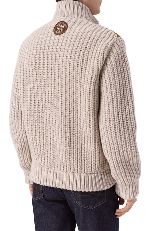 Комбинированный кардиган Jacob Cohen 25I P/JUR_SJ004 000 X0018 FL Коричневый  25I P/JUR_SJ004 000 X0018 FL Фото 4