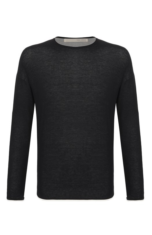 Хлопковый джемпер Isabel Benenato UK630S26 Чёрный UK630S26