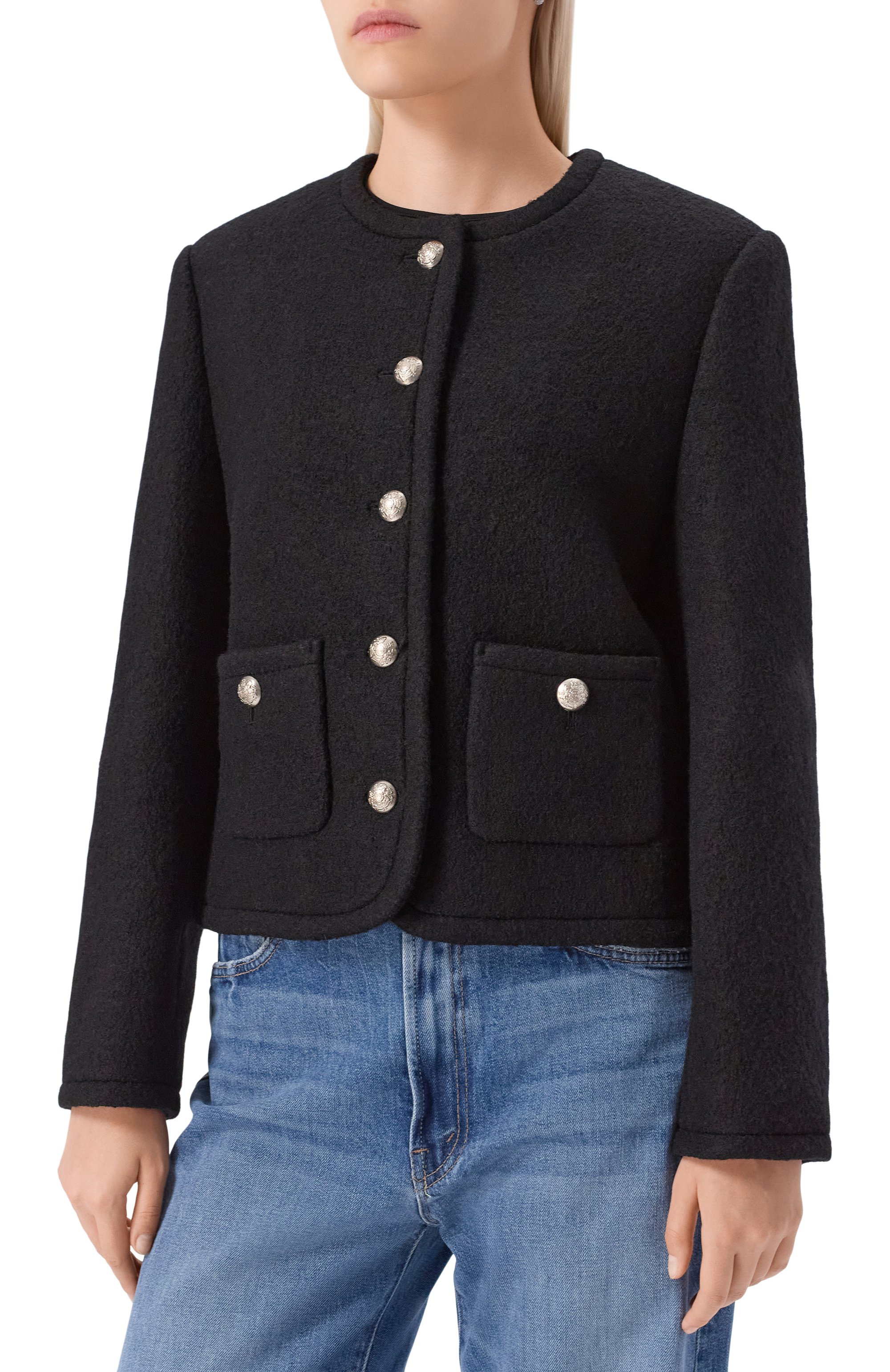 Шерстяной жакет DUNST, арт. UDJA5C203BK, фото 3