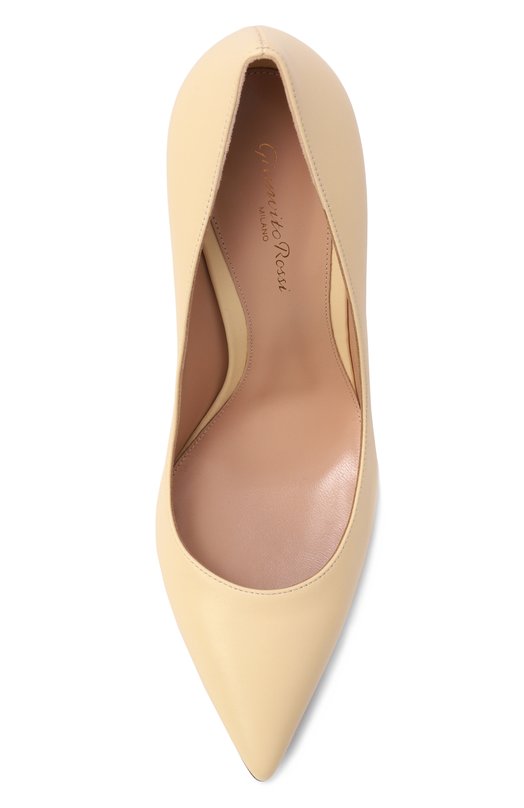 Кожаные туфли Gianvito 105 Gianvito Rossi G28470.15RIC.NAPCREA Кремовый  G28470.15RIC.NAPCREA Фото 6