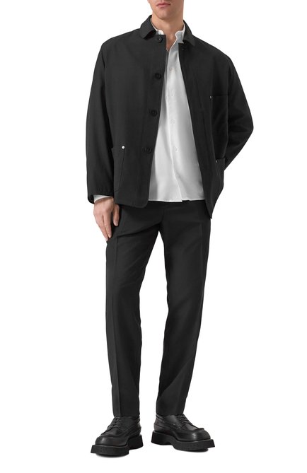 Мужские кожаные дерби EMPORIO ARMANI, арт. X4C674/XR352