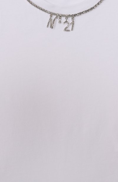 Хлопковый топ N21 белого цвета по цене 11950 руб., арт. N210A5/N0479, фото 3 Хлопковый топ N21, арт. N210A5/N0479, фото 3