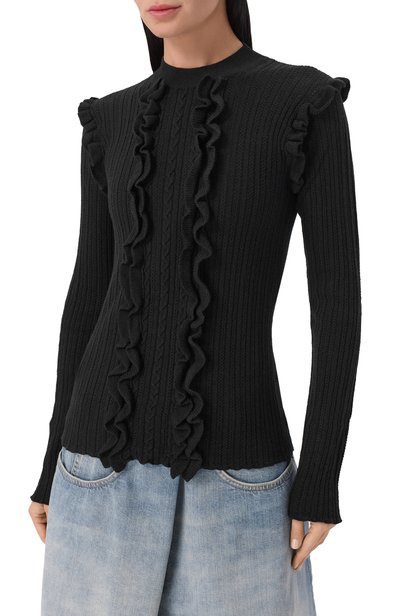 Шерстяной пуловер ANN DEMEULEMEESTER, арт. B0014322/KN045, фото 3
