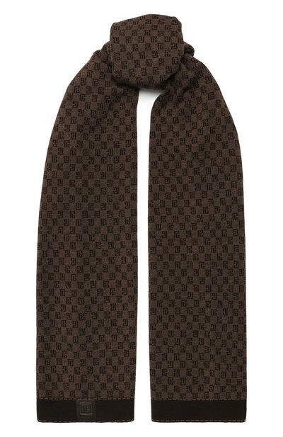 Мужской шерстяной шарф BALMAIN, арт. BH0XG050/KF42