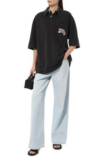 Хлопковое поло ACNE STUDIOS, арт. FN MN TSHI000425AA2, фото 2