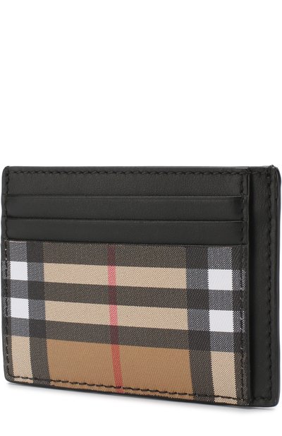 Кожаный футляр для кредитных карт BURBERRY бежевого цвета по цене 26200 руб., арт. 4074442, фото 2 Кожаный футляр для кредитных карт BURBERRY, арт. 4074442, фото 2