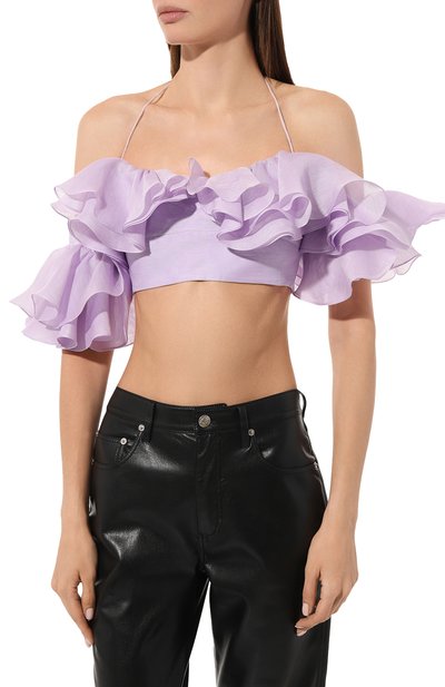 Топ изо льна и шелка YVON, арт. 20231305, фото 3