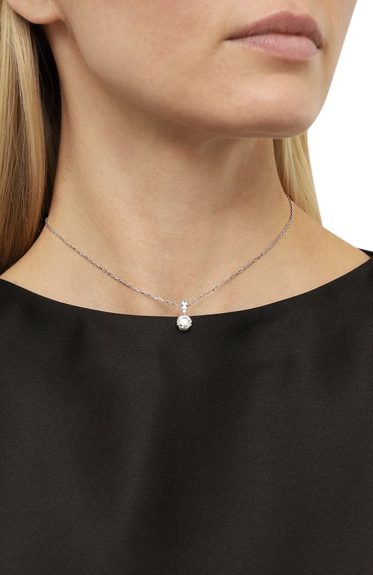 Кулон на цепочке Solitaire Swarovski 5472635 Серебряный  5472635 Фото 2