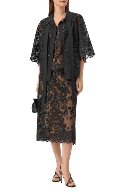 Юбка из шелка и вискозы ELIE SAAB, арт. SK253NR26/TUL02, фото 2