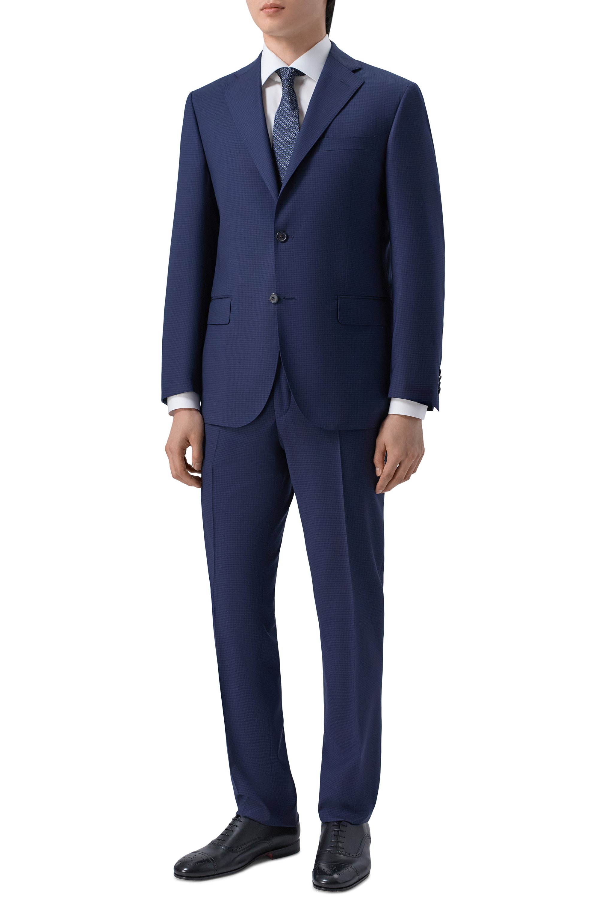 Кожаные оксфорды gentry SANTONI, арт. MCGG19280SA4GLAS, фото 2