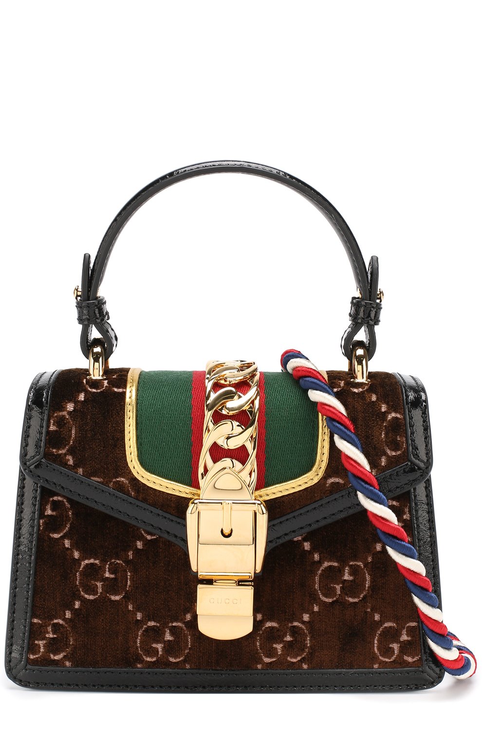 Сумка sylvie gg mini GUCCI, арт. 470270/9JTFG, фото 8