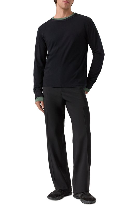 Комбинированные кроссовки Moon Jil Sander J32WS0056/P8170_ Чёрный  J32WS0056/P8170_ Фото 2