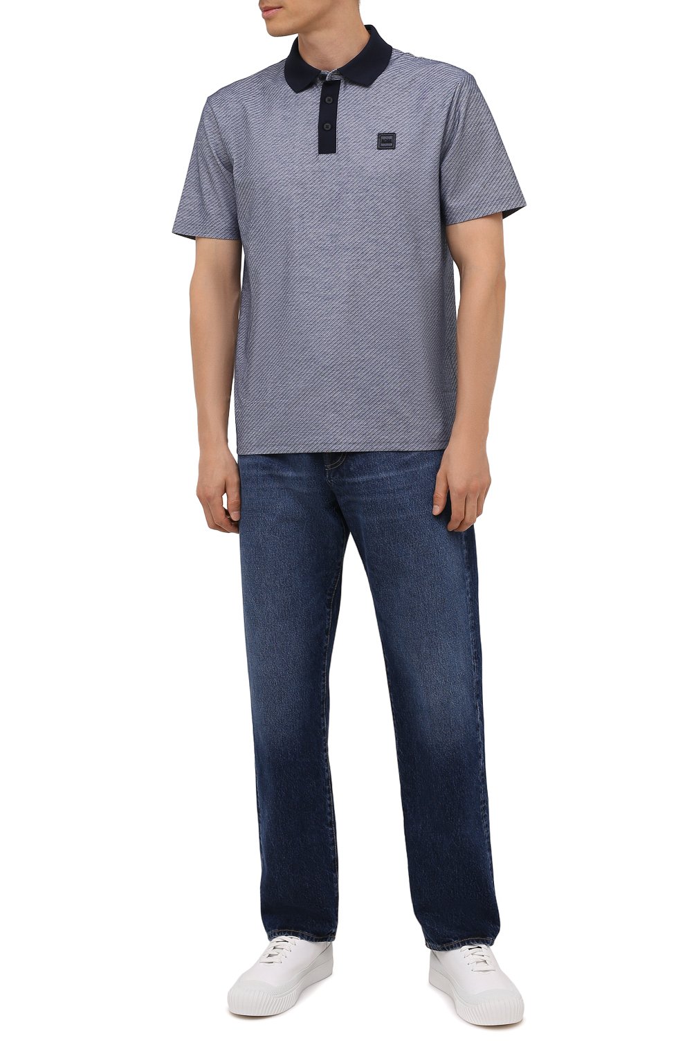 Хлопковое поло BOSS, арт. 50452915, фото 2