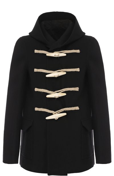 Шерстяной дафлкот с капюшоном RICK OWENS, арт. RU/17F8778/SHM, фото 1