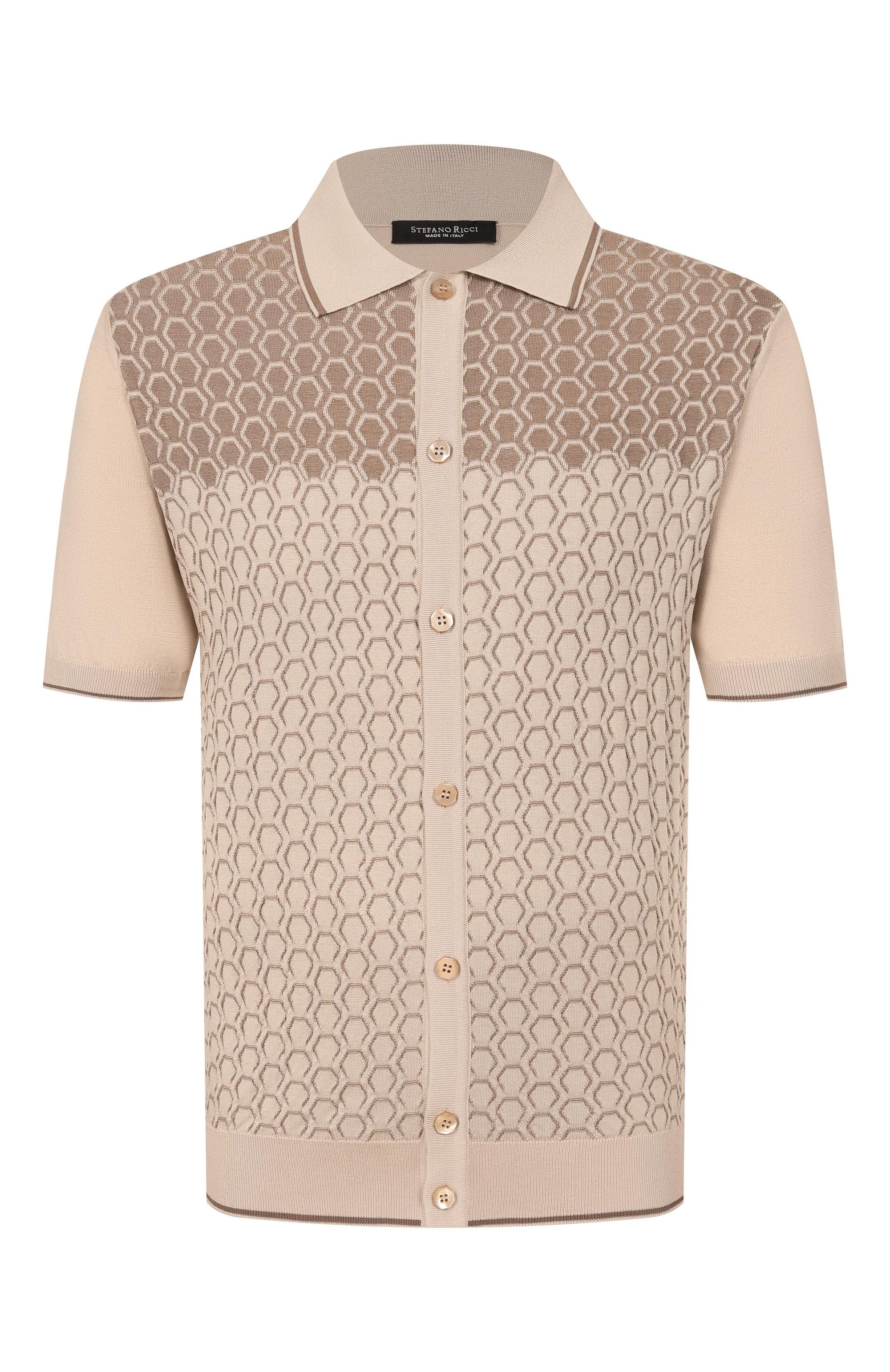 Рубашка из шелка и хлопка STEFANO RICCI, арт. K818109PAM/F26175_001, фото 1