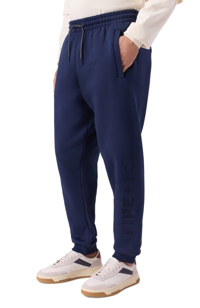 Хлопковые джоггеры BOGNER FIRE+ICE темно-синего цвета по цене 24200 руб., арт. 14407240, фото 3 Хлопковые джоггеры BOGNER FIRE+ICE, арт. 14407240, фото 3