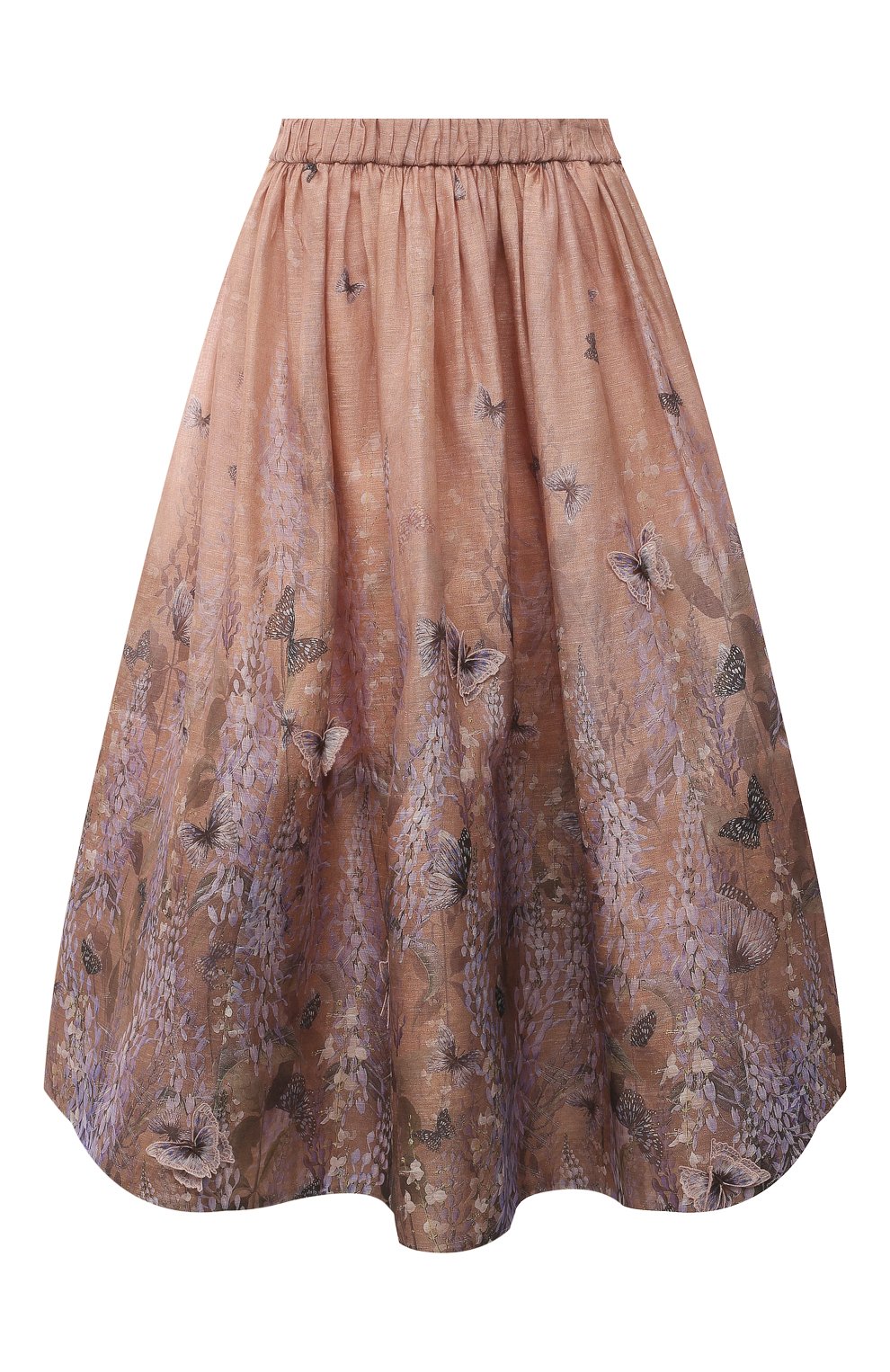 Юбка изо льна и шелка ZIMMERMANN, арт. 1063SLMI, фото 1