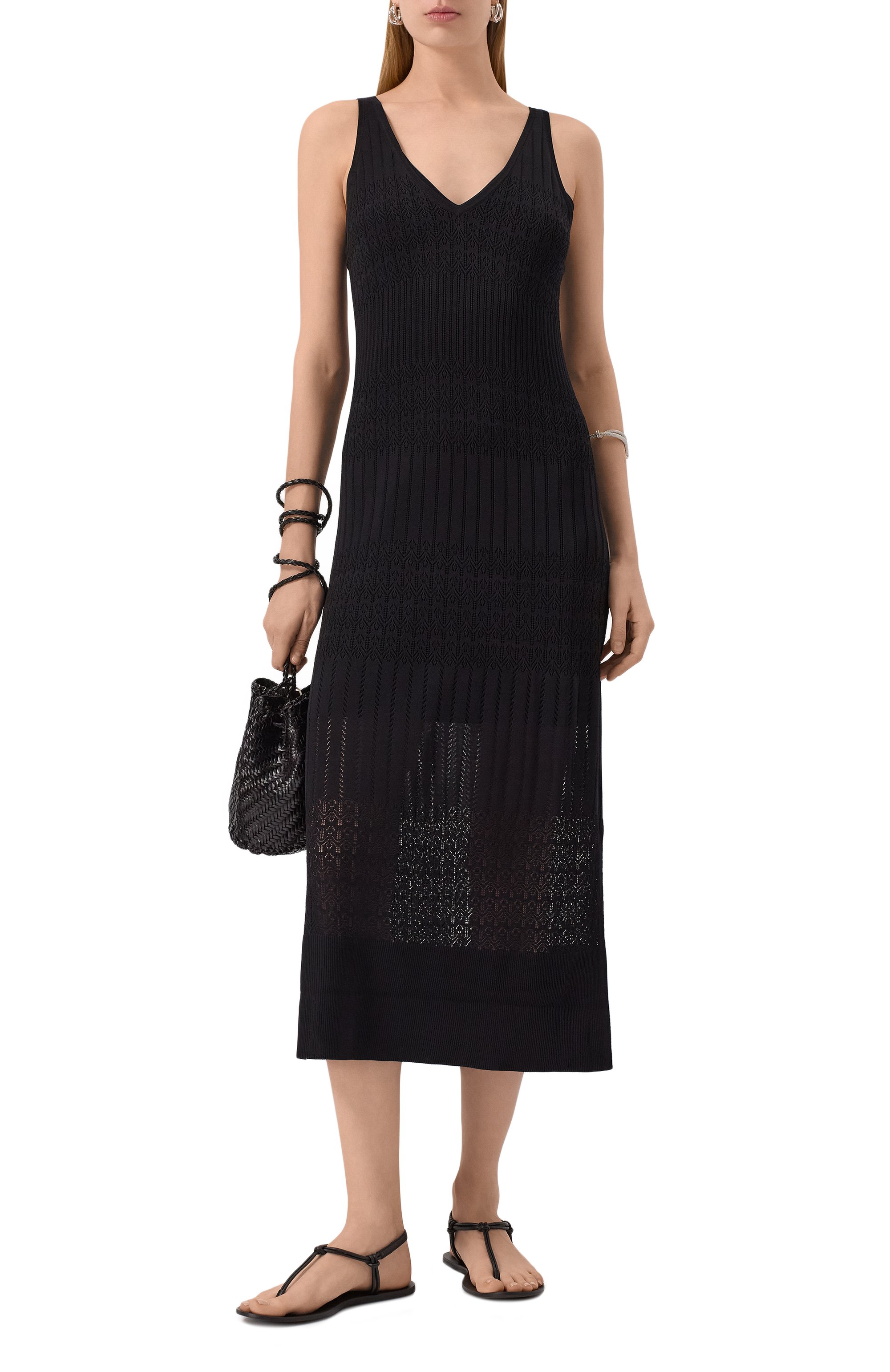 Платье из вискозы BOSS ORANGE, арт. 50535506, фото 2