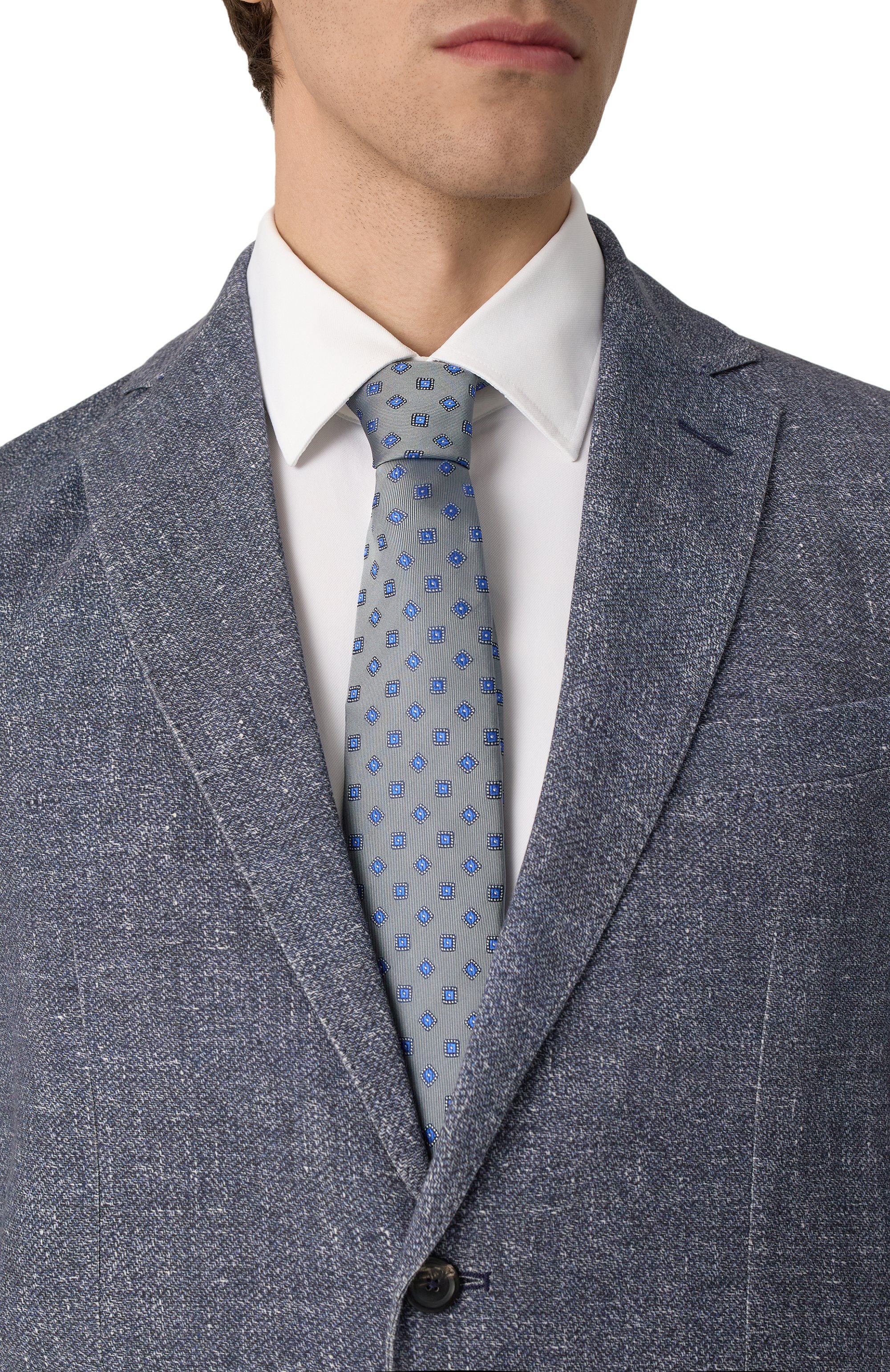 Шелковый галстук CANALI, арт. 18/HJ04249, фото 2