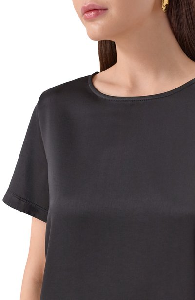 Атласный топ WEEKEND MAX MARA, арт. GILBERT, фото 5