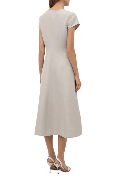 Платье изо льна и вискозы TOTEME, арт. 213-653-723, фото 4