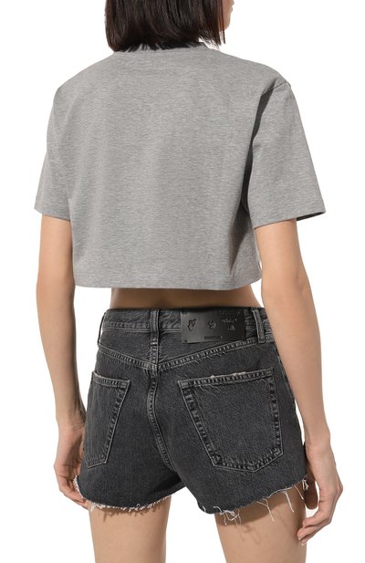 Хлопковая футболка OFF-WHITE, арт. OWAA081C99JER0030801, фото 4