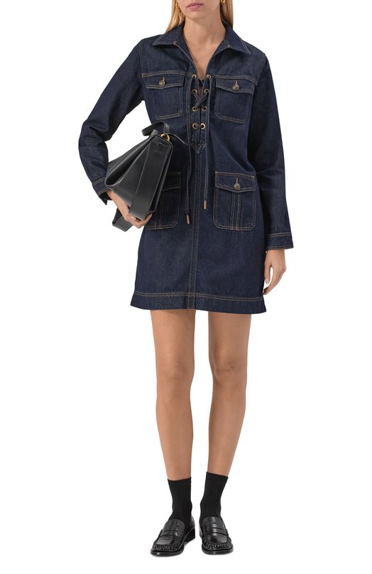 Джинсовое платье Zadig and Voltaire WWDR02576 Синий  WWDR02576 Фото 2