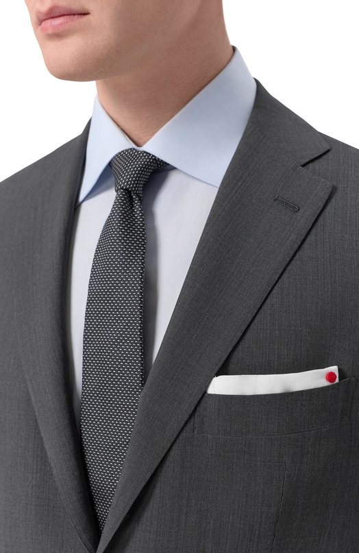 Шерстяной костюм Kiton UA81K01274_001 Серый  UA81K01274_001 Фото 6